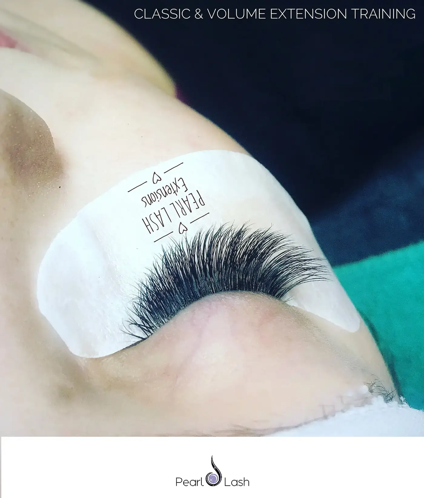 Aplicación profesional de extensiones de pestañas